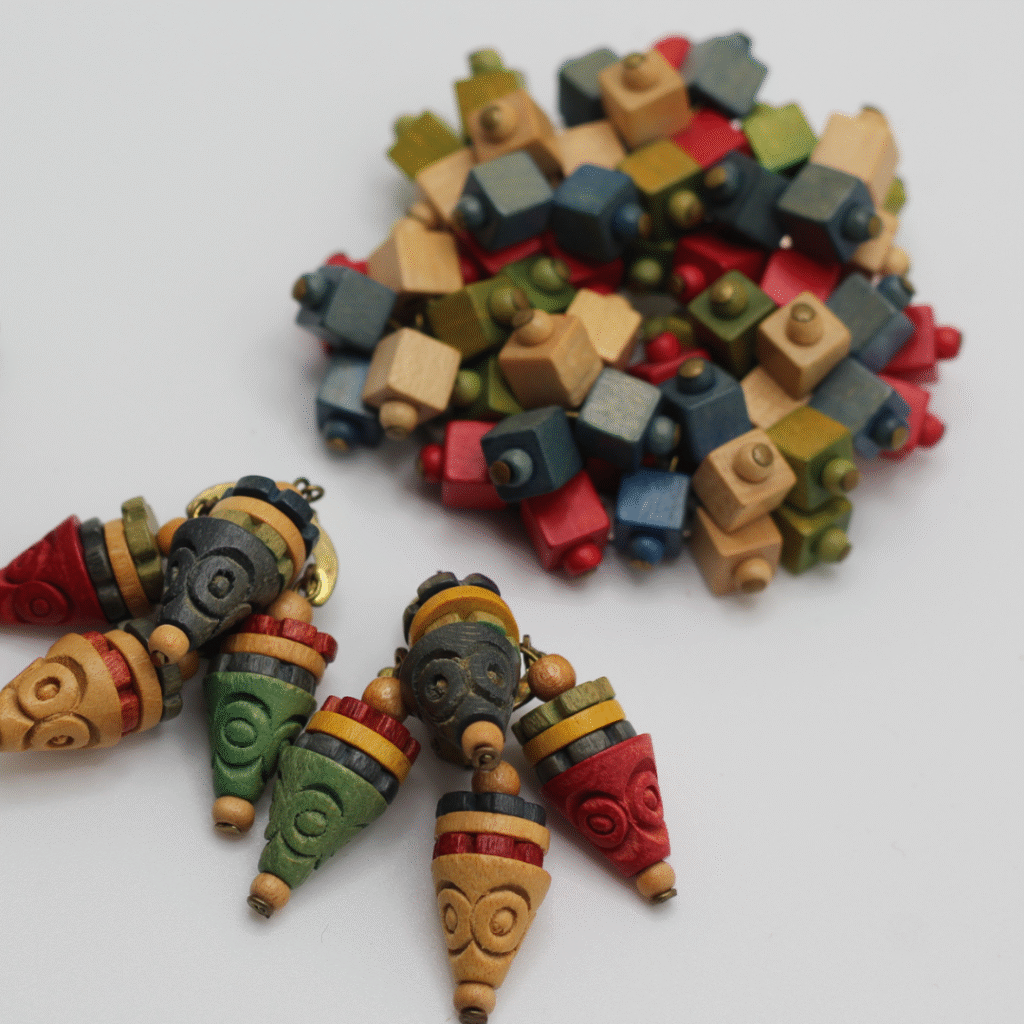 Czech painted wood