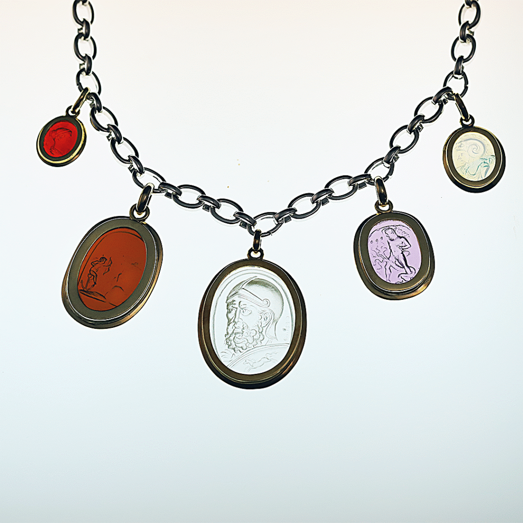 Georgian Glass intaglio Seals